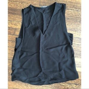 Zara Black Cutout Tank